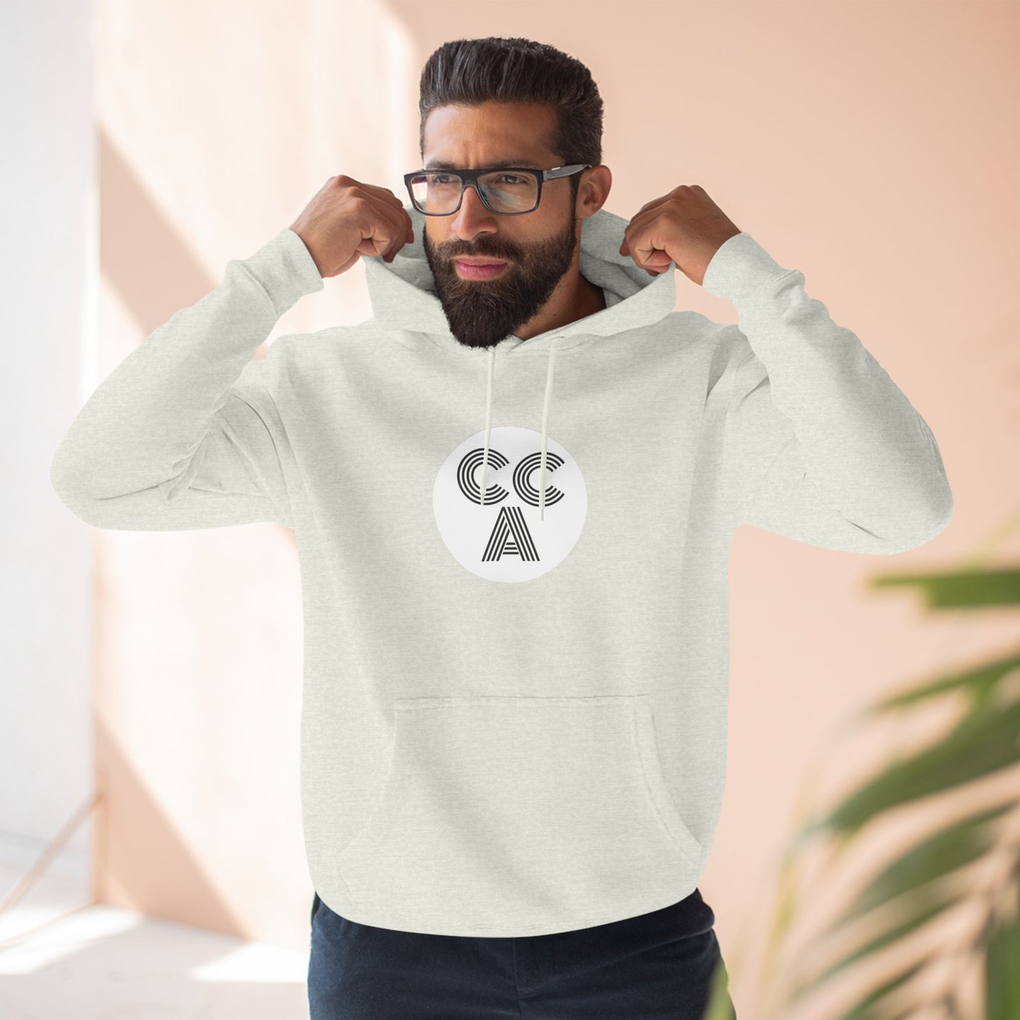2 Cs Three-Panel Fleece Hoodie