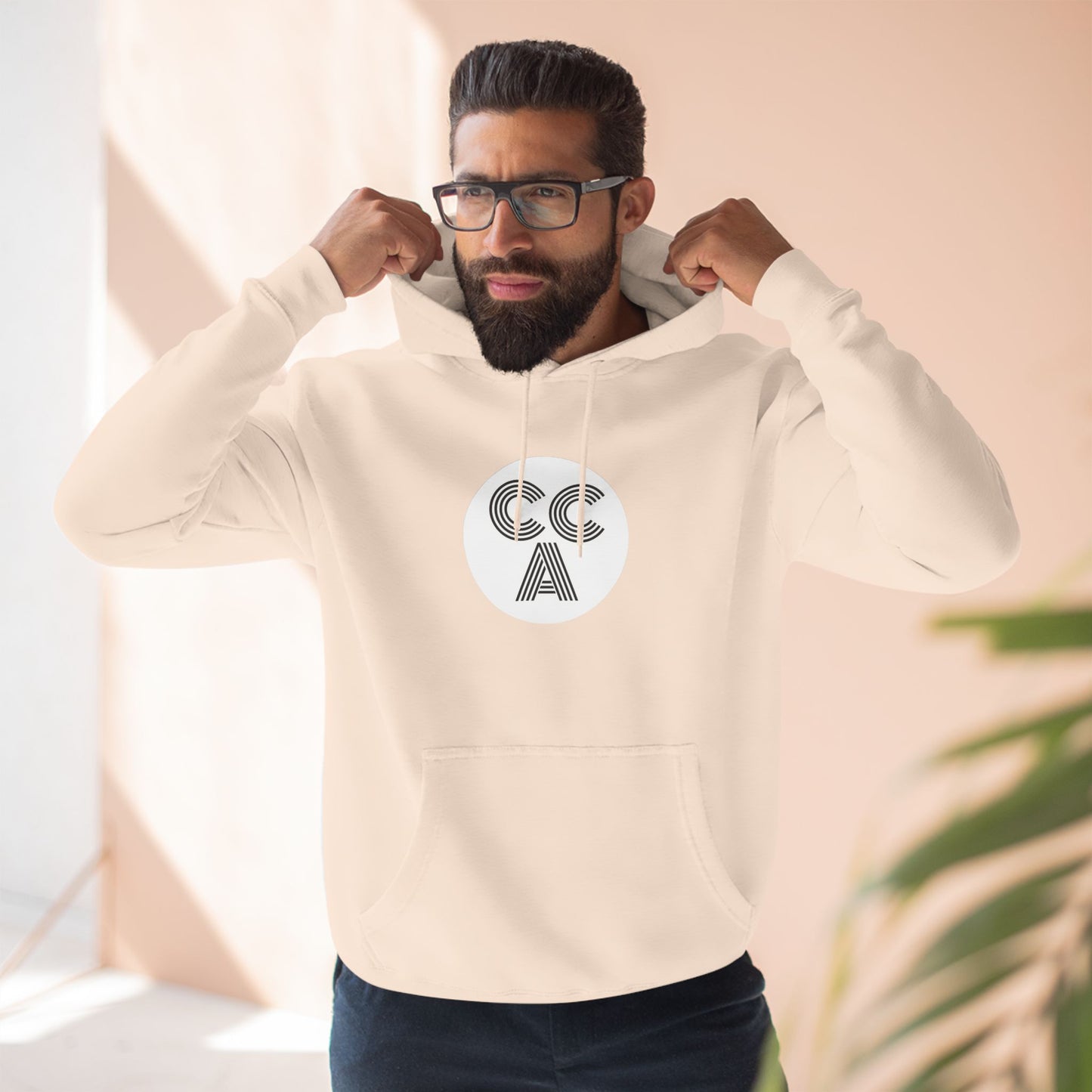 2 Cs Three-Panel Fleece Hoodie