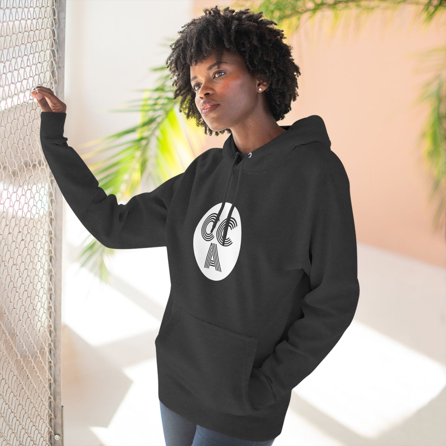 2 Cs Three-Panel Fleece Hoodie
