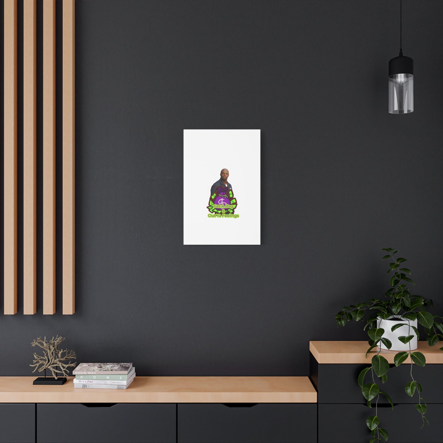 Blk Greatness Matte Canvas, Stretched, 1.25"