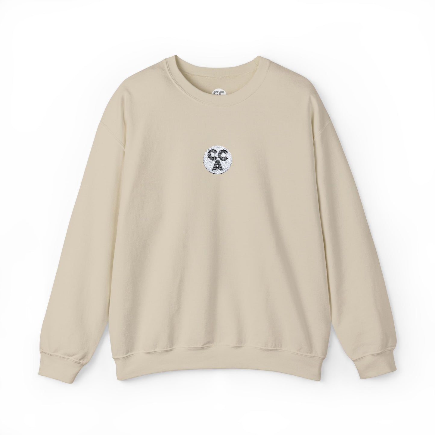 2 Cs Embroidery Crewneck Sweatshirt