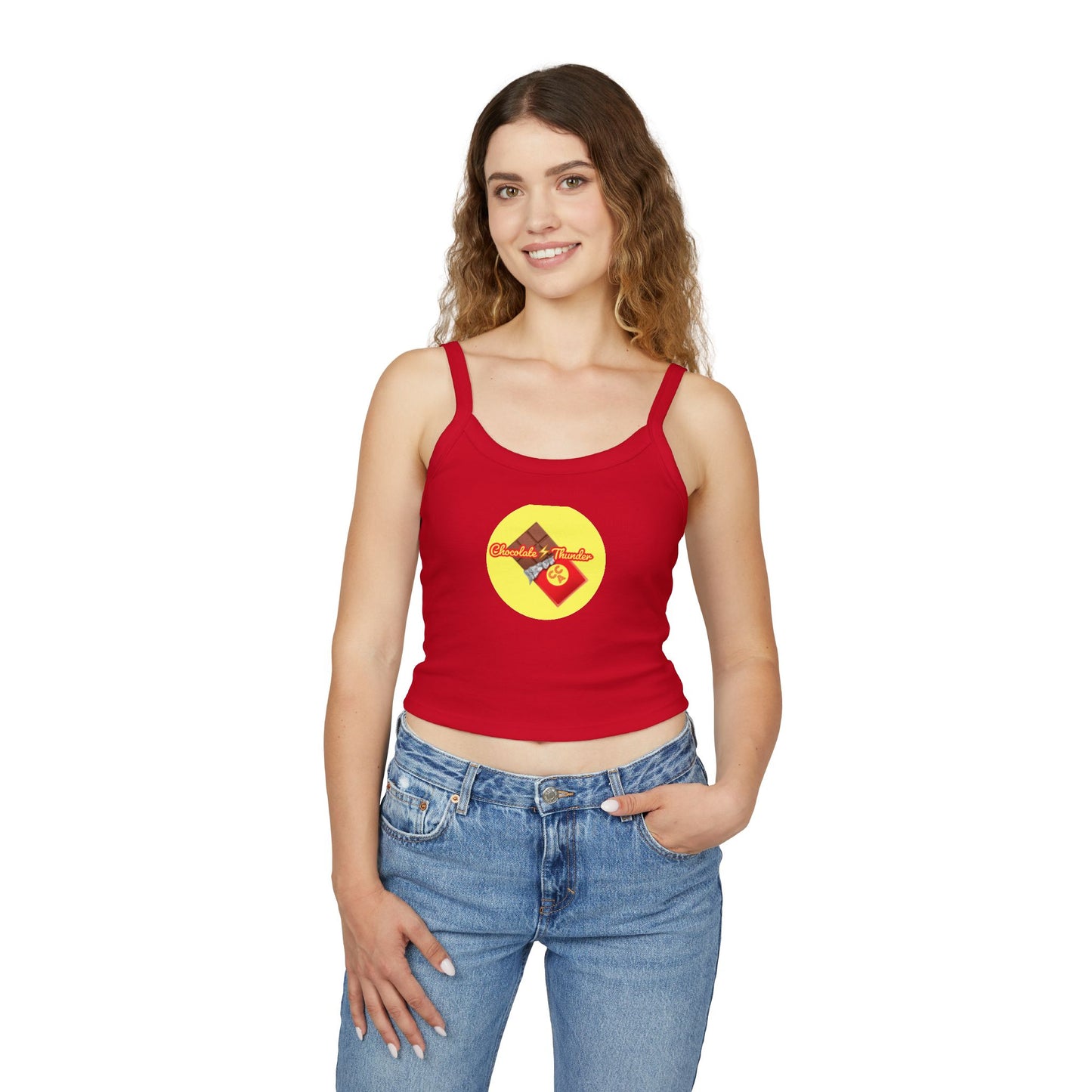 Chocolate Thunder Women's Spaghetti Strap Tank Top