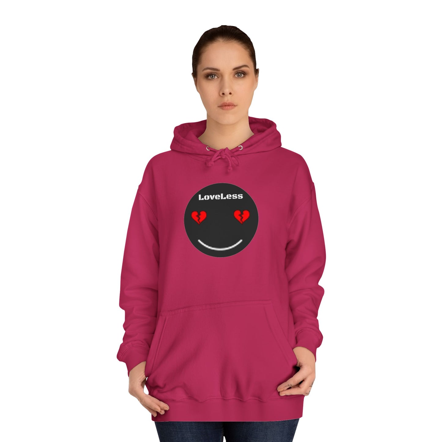 HBG LoveLess Unisex College Hoodie