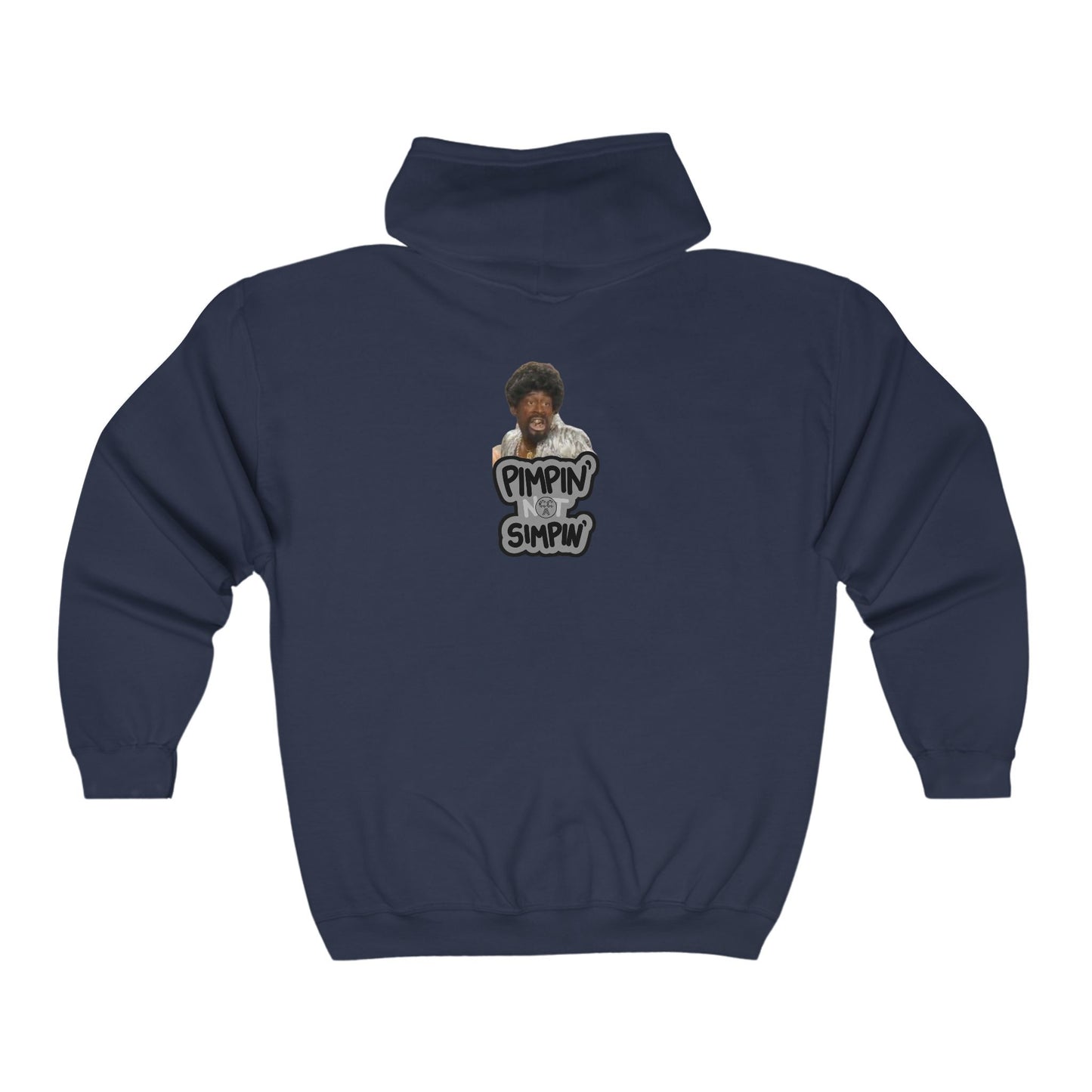 Blk Greatness Zip Hooded Sweatshirt