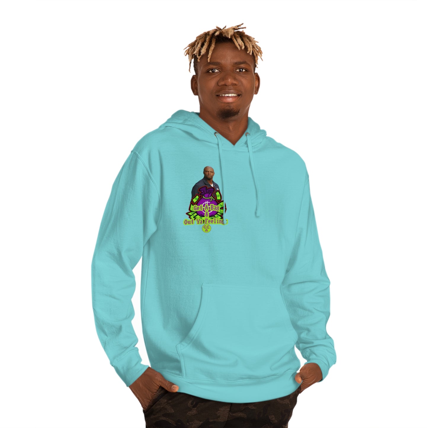 Blk Greatness Hooded Sweatshirt