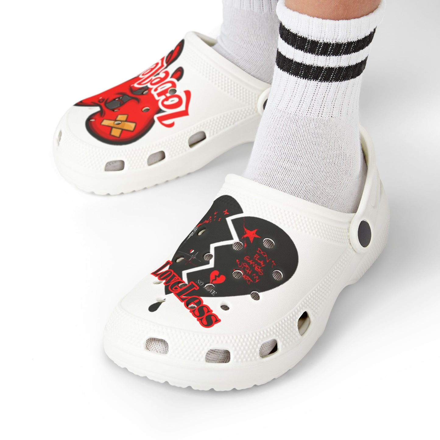 LoveLess Kid's EVA Foam Clogs (AOP)