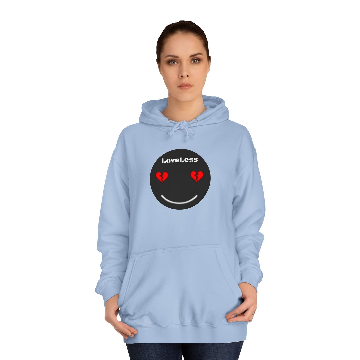 HBG LoveLess Unisex College Hoodie