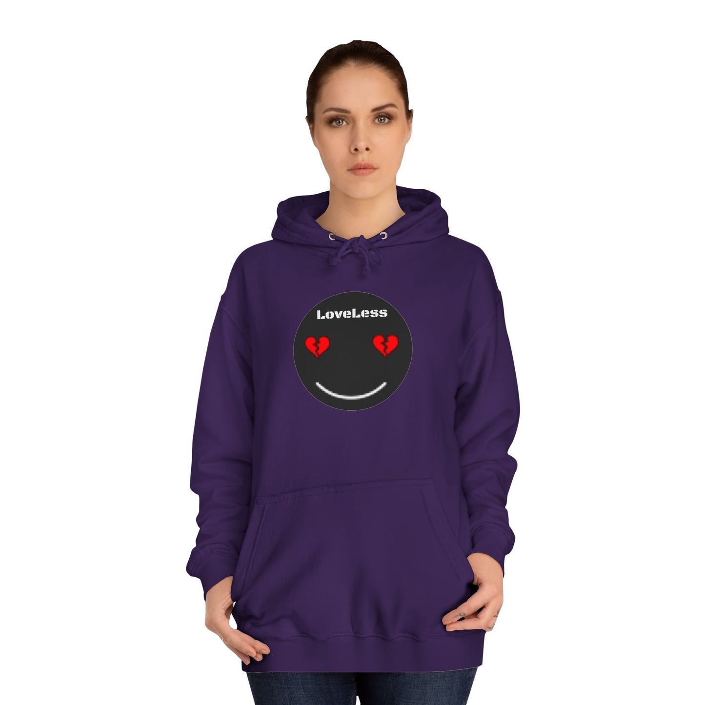 HBG LoveLess Unisex College Hoodie