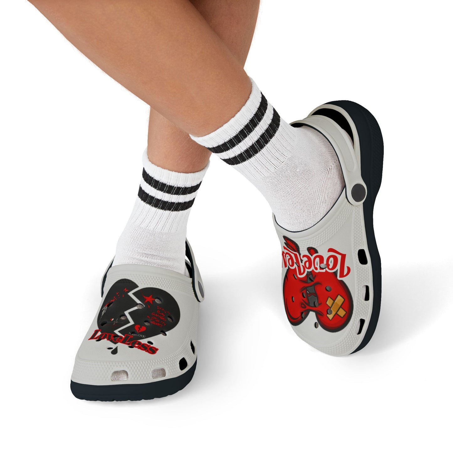 LoveLess Kid's EVA Foam Clogs (AOP)