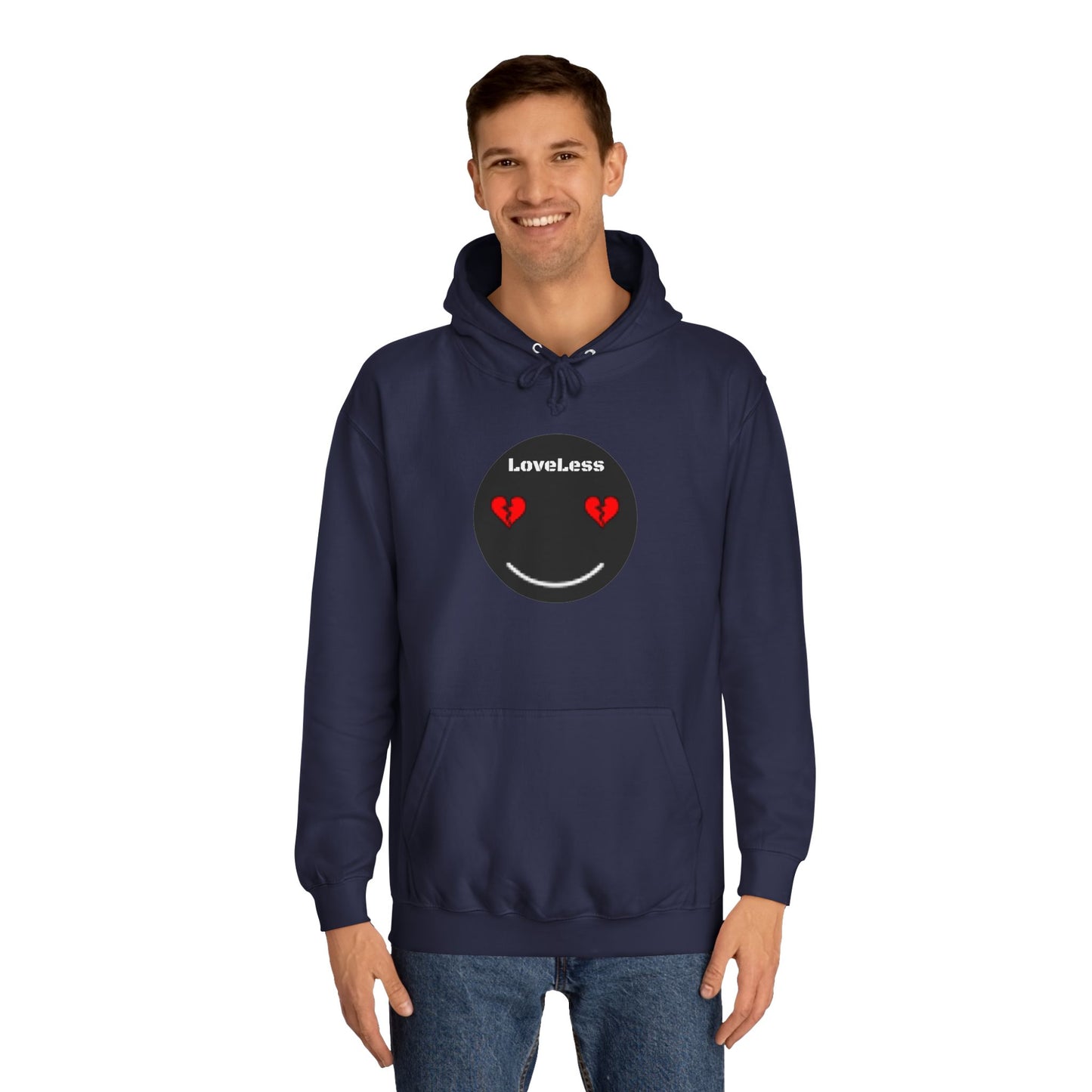 HBG LoveLess Unisex College Hoodie