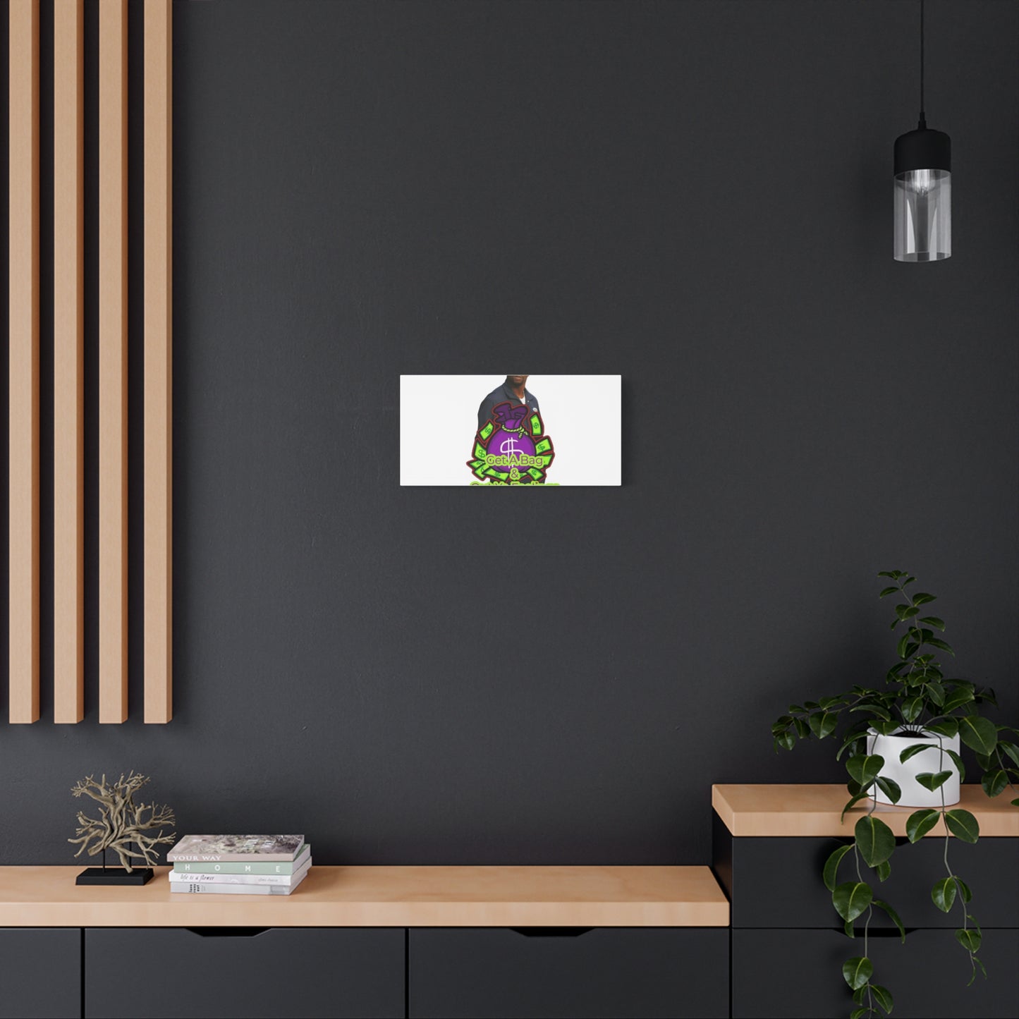 Blk Greatness Matte Canvas, Stretched, 1.25"