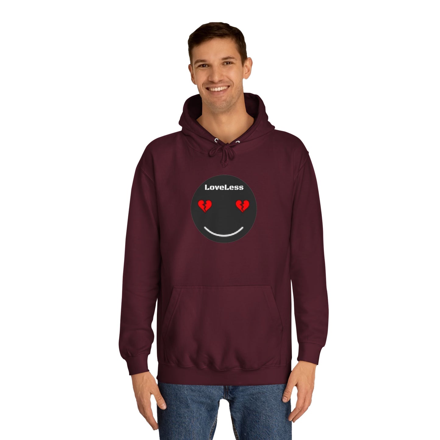 HBG LoveLess Unisex College Hoodie