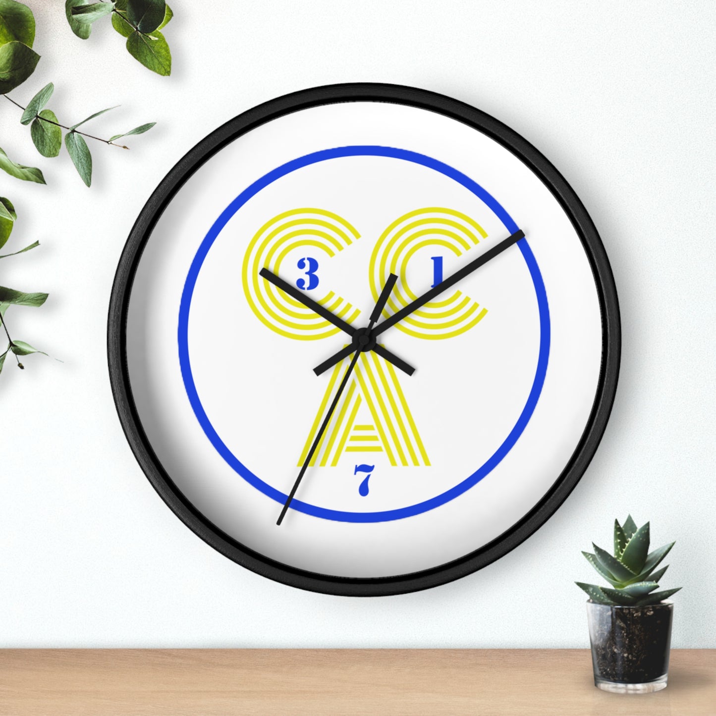 2 Cs Logo Wall Clock