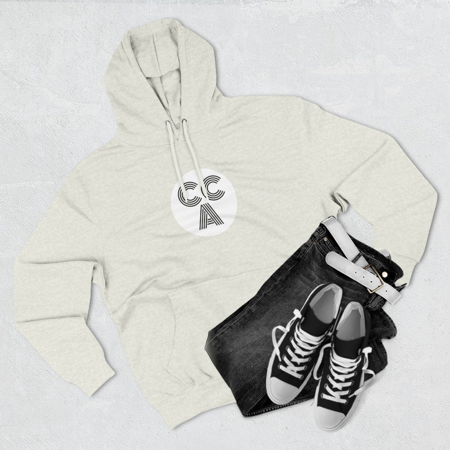 2 Cs Three-Panel Fleece Hoodie