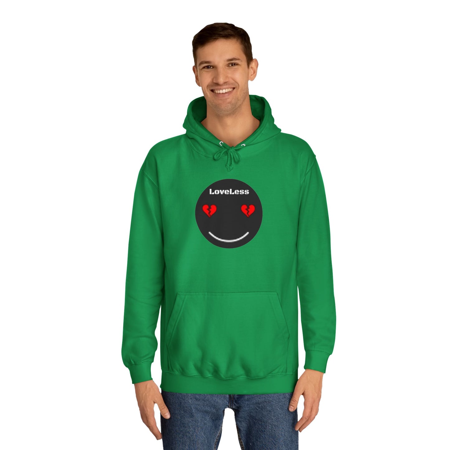 HBG LoveLess Unisex College Hoodie