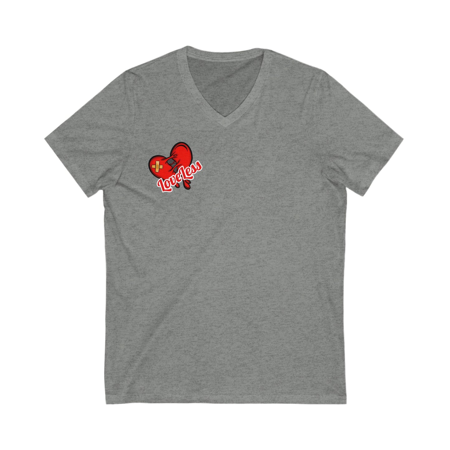 LoveLess Jersey Short Sleeve V-Neck Tee