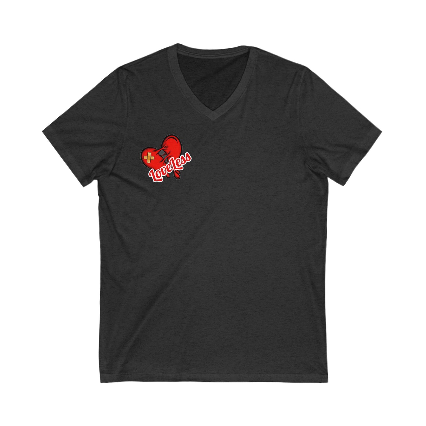 LoveLess Jersey Short Sleeve V-Neck Tee