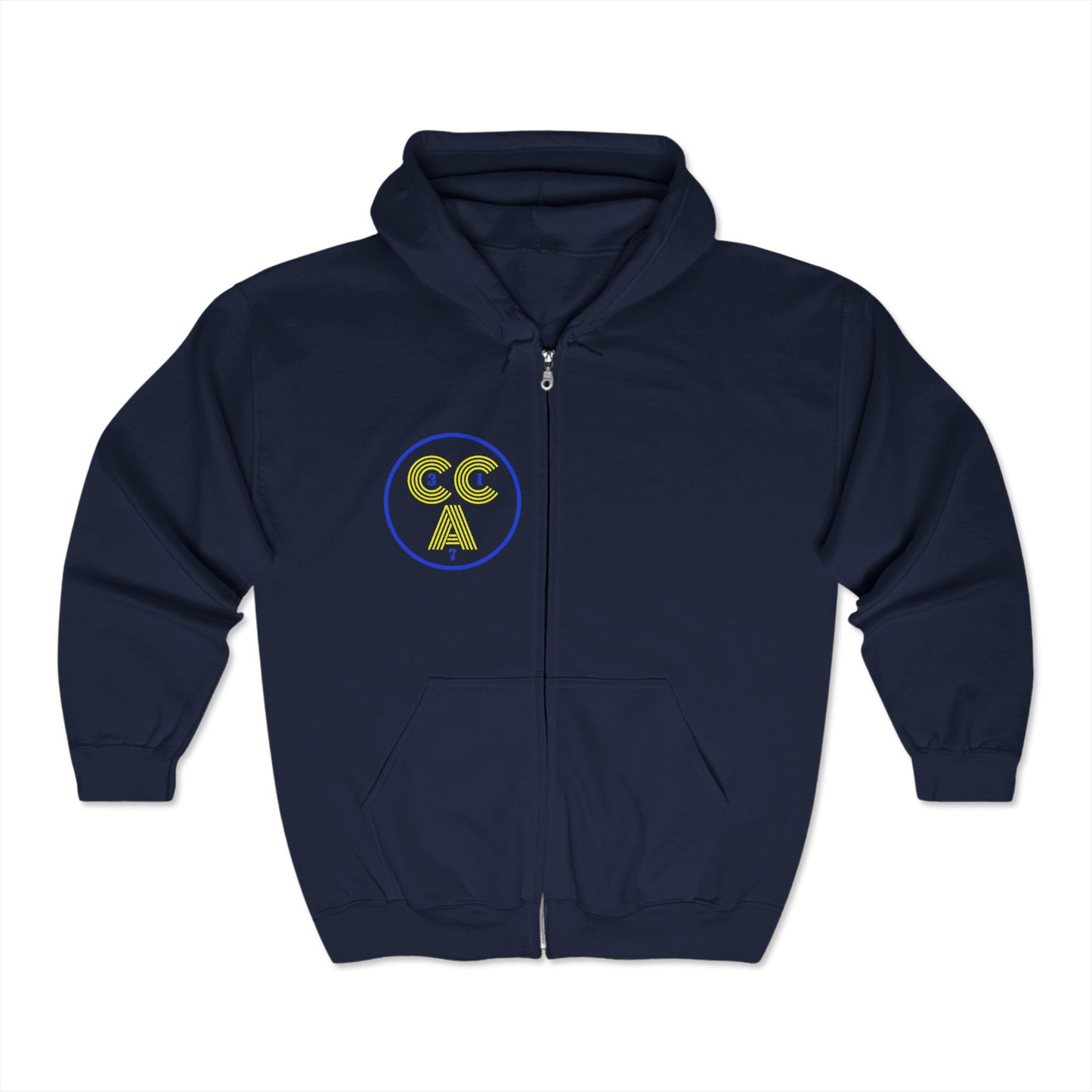 2 Cs Full Zip Hooded Sweatshirt