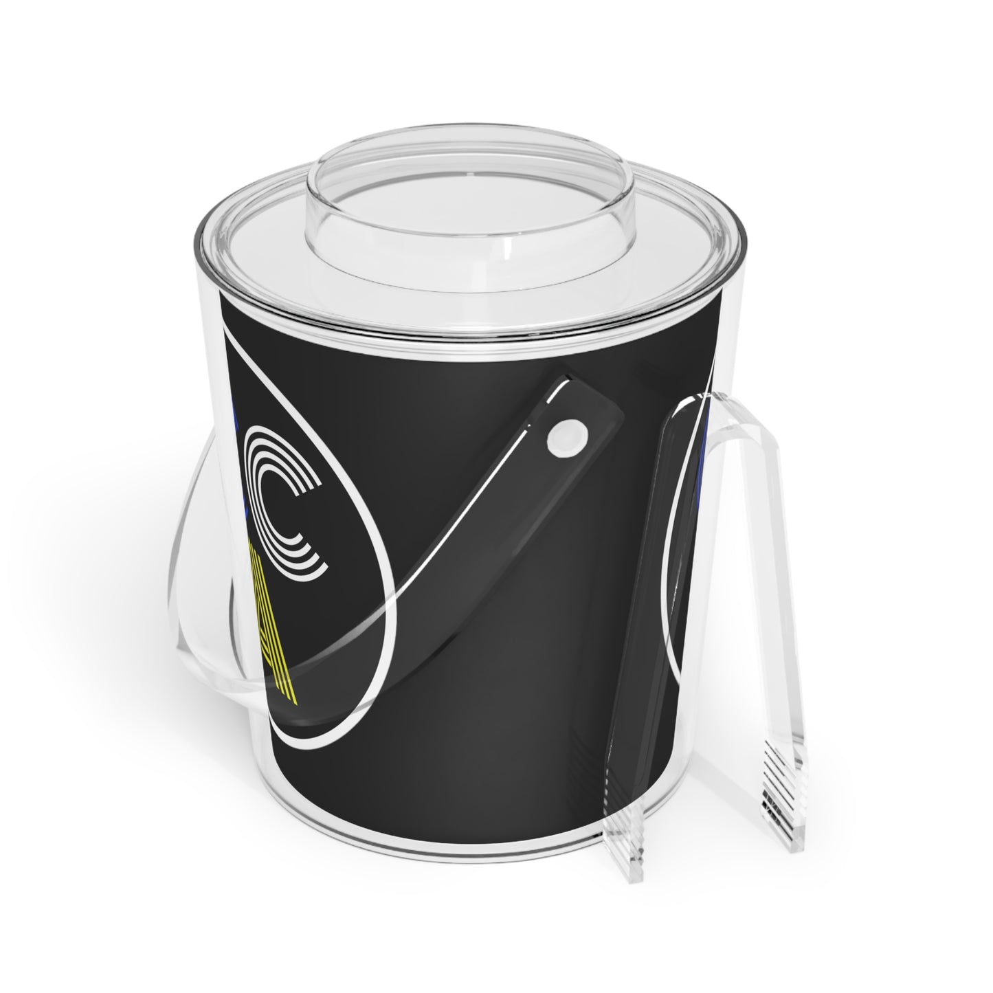 2 Cs Ice Bucket with Tongs