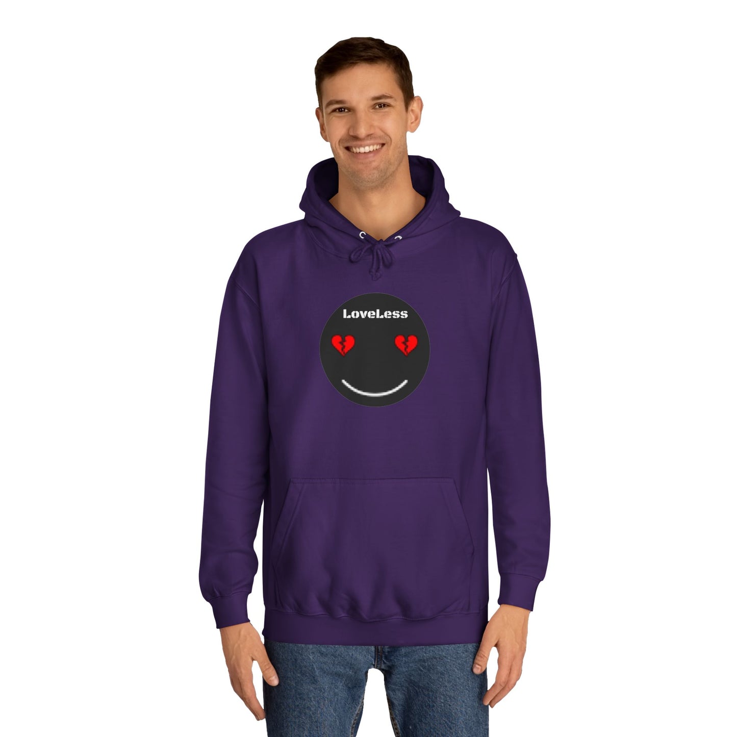 HBG LoveLess Unisex College Hoodie