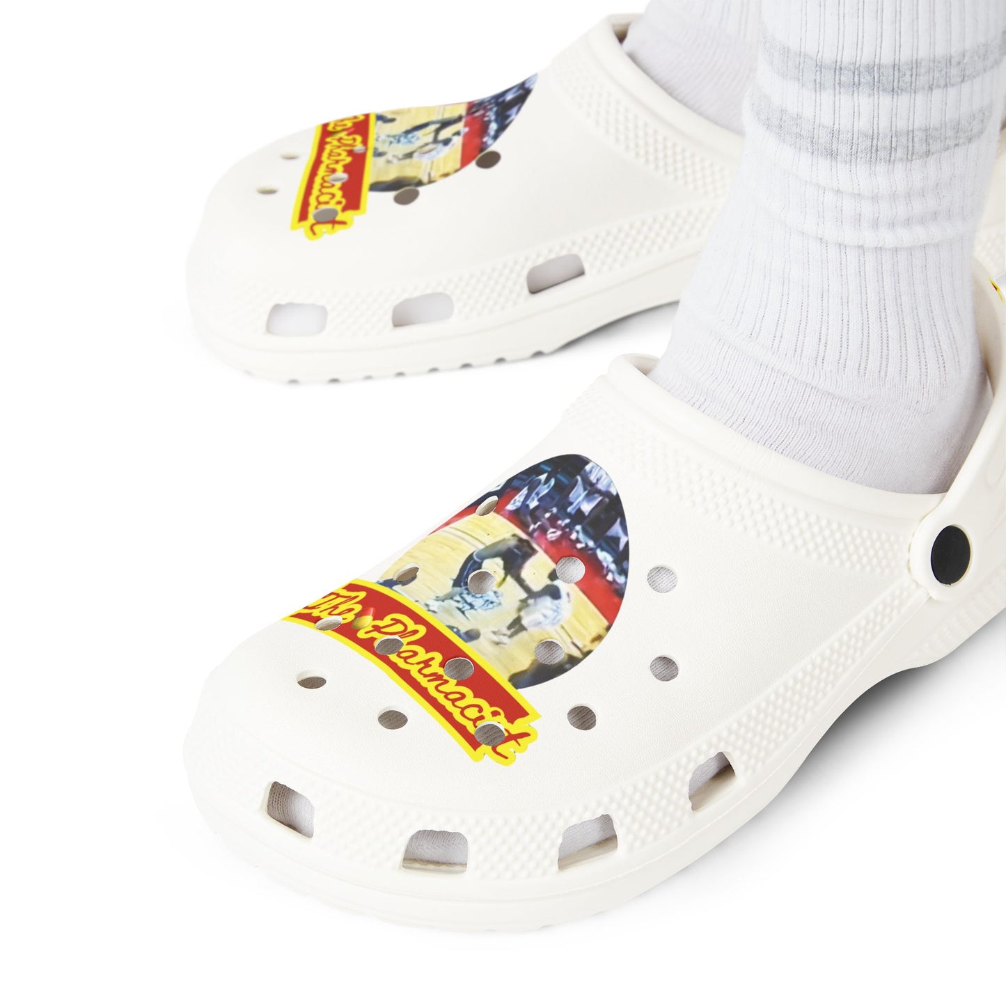 Blk Greatness Rubber Shoes (AOP)