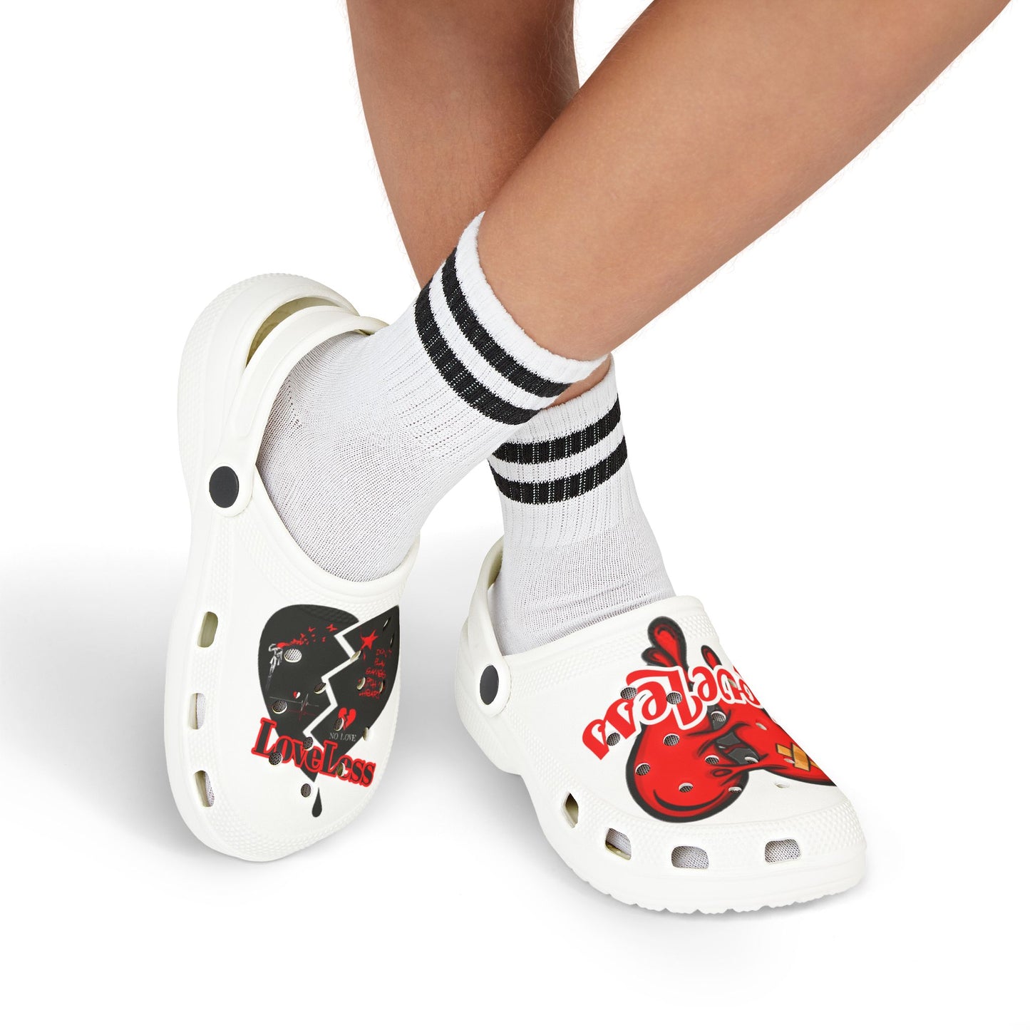 LoveLess Kid's EVA Foam Clogs (AOP)