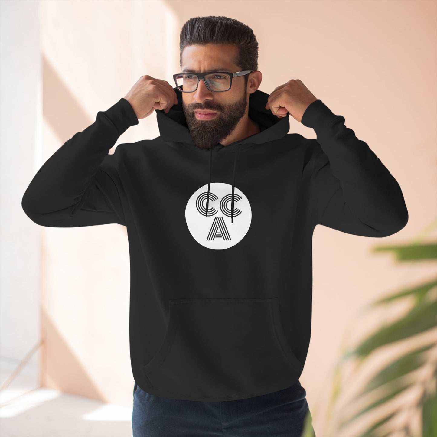 2 Cs Three-Panel Fleece Hoodie