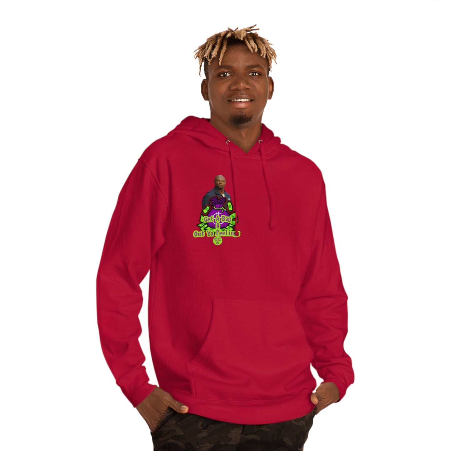 Blk Greatness Hooded Sweatshirt