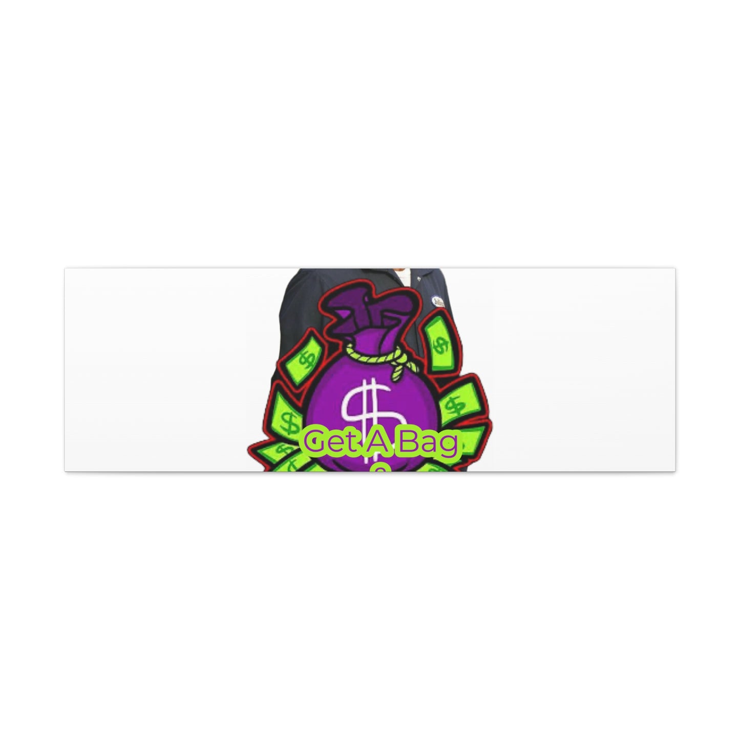 Blk Greatness Matte Canvas, Stretched, 1.25"