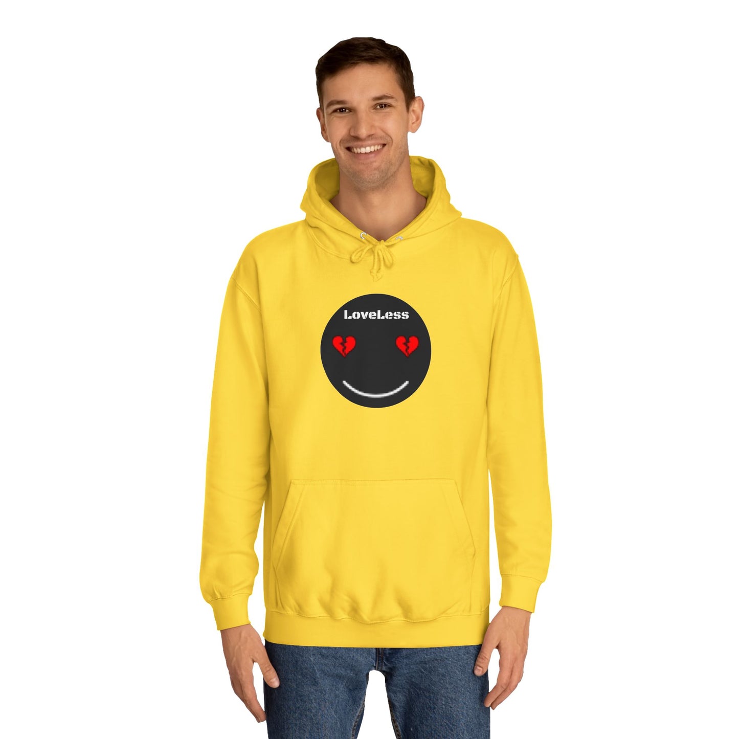 HBG LoveLess Unisex College Hoodie