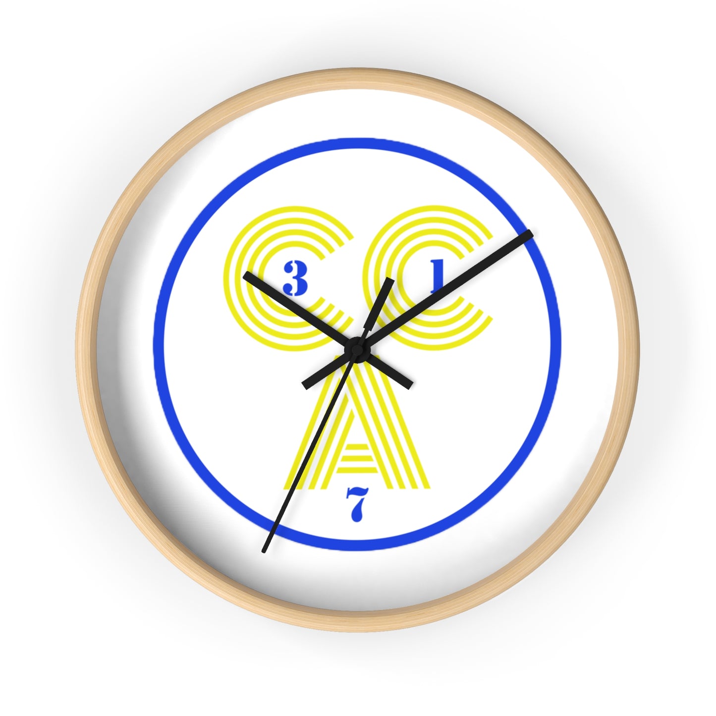 2 Cs Logo Wall Clock