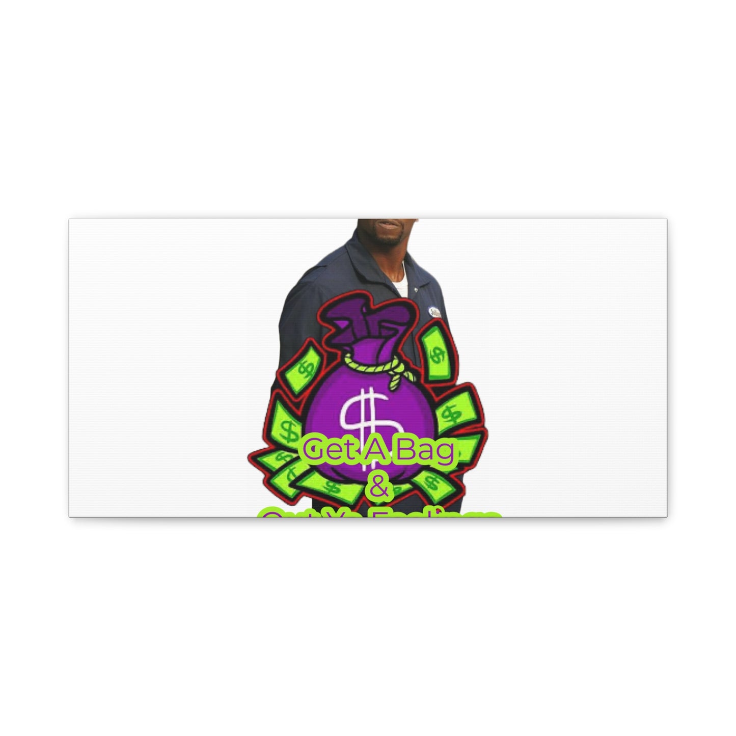 Blk Greatness Matte Canvas, Stretched, 1.25"