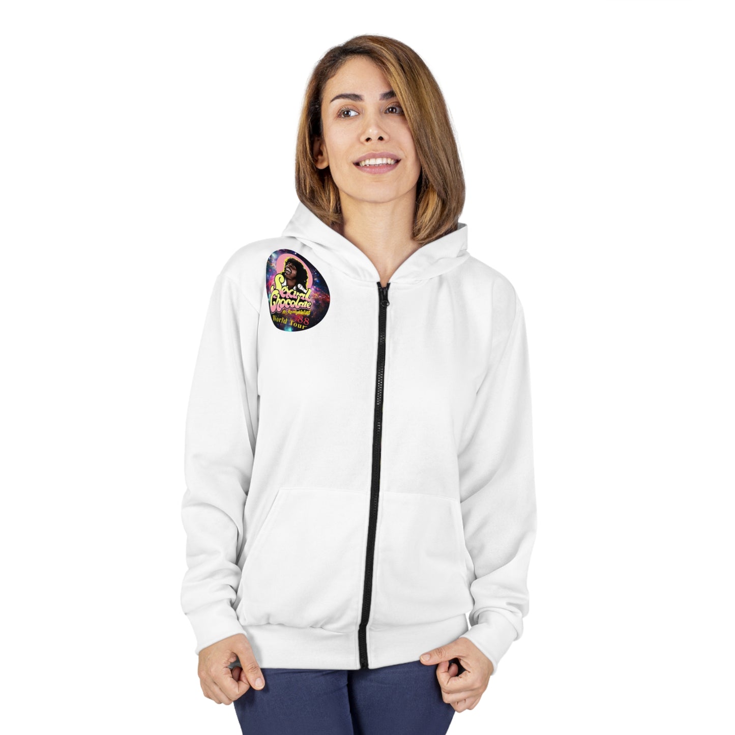 Blk Greatness Zip Hoodie (AOP)