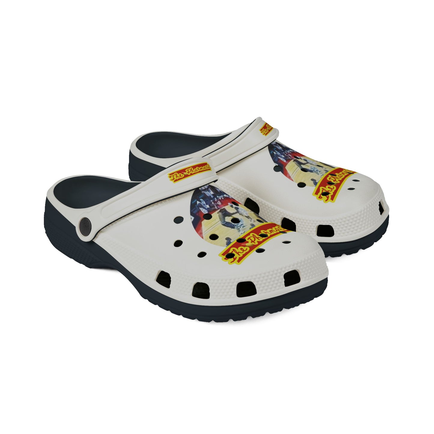 Blk Greatness Rubber Shoes (AOP)