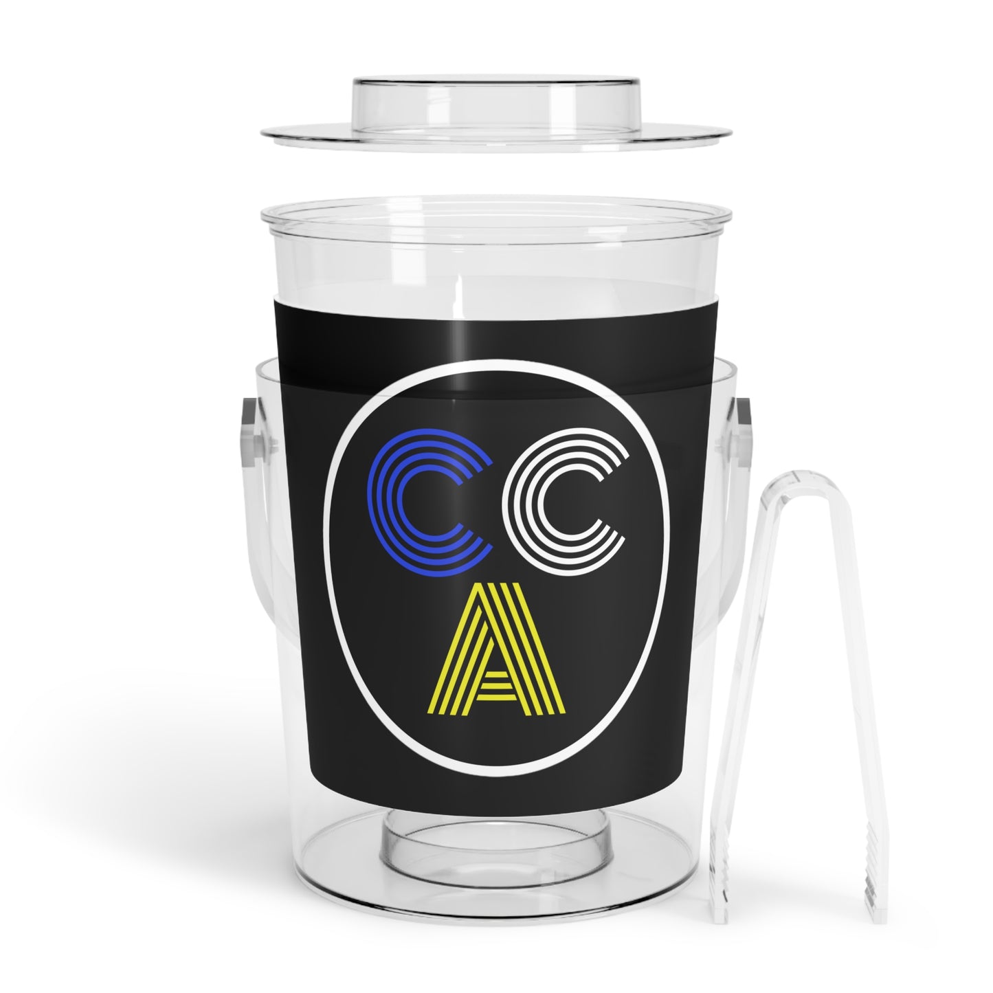 2 Cs Ice Bucket with Tongs