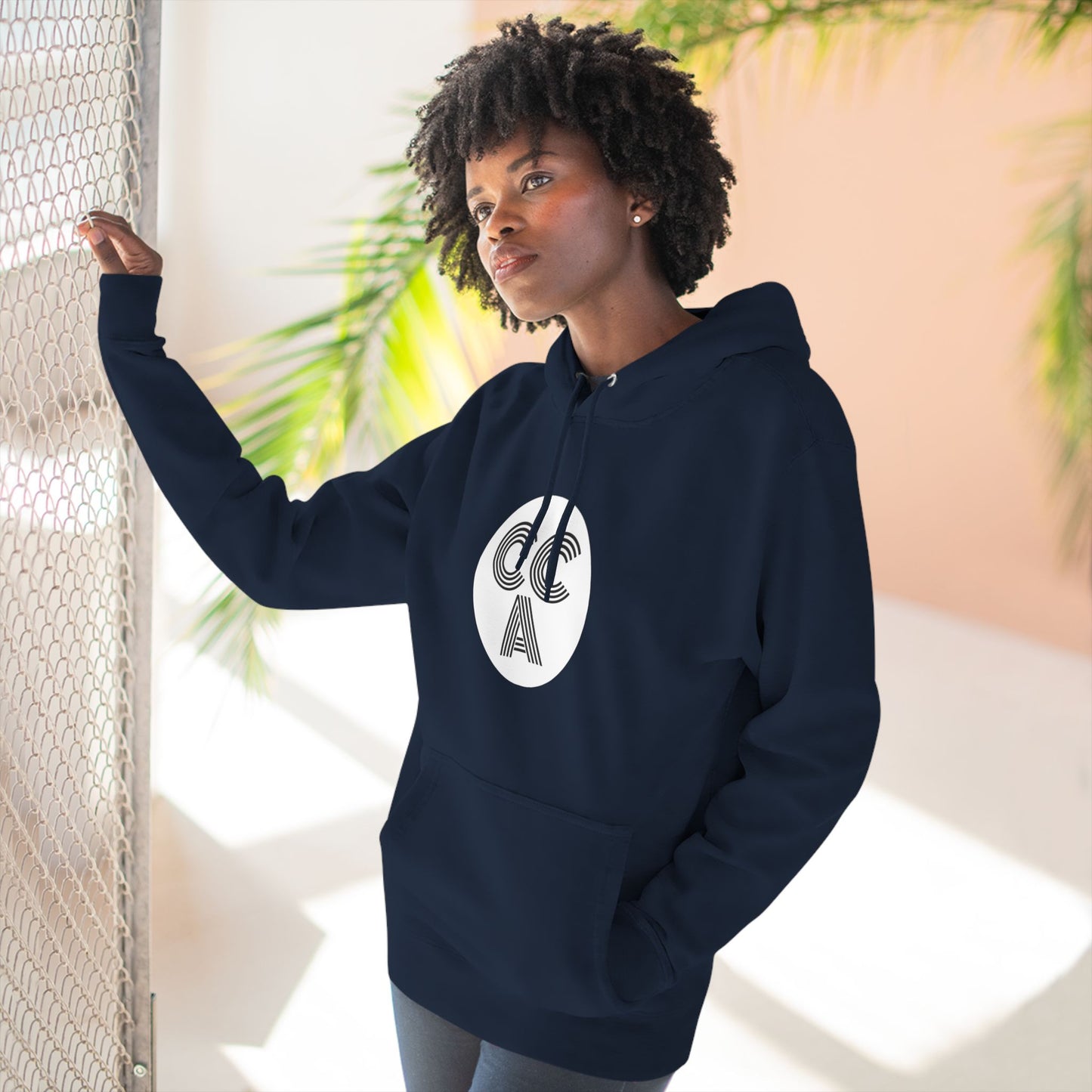2 Cs Three-Panel Fleece Hoodie