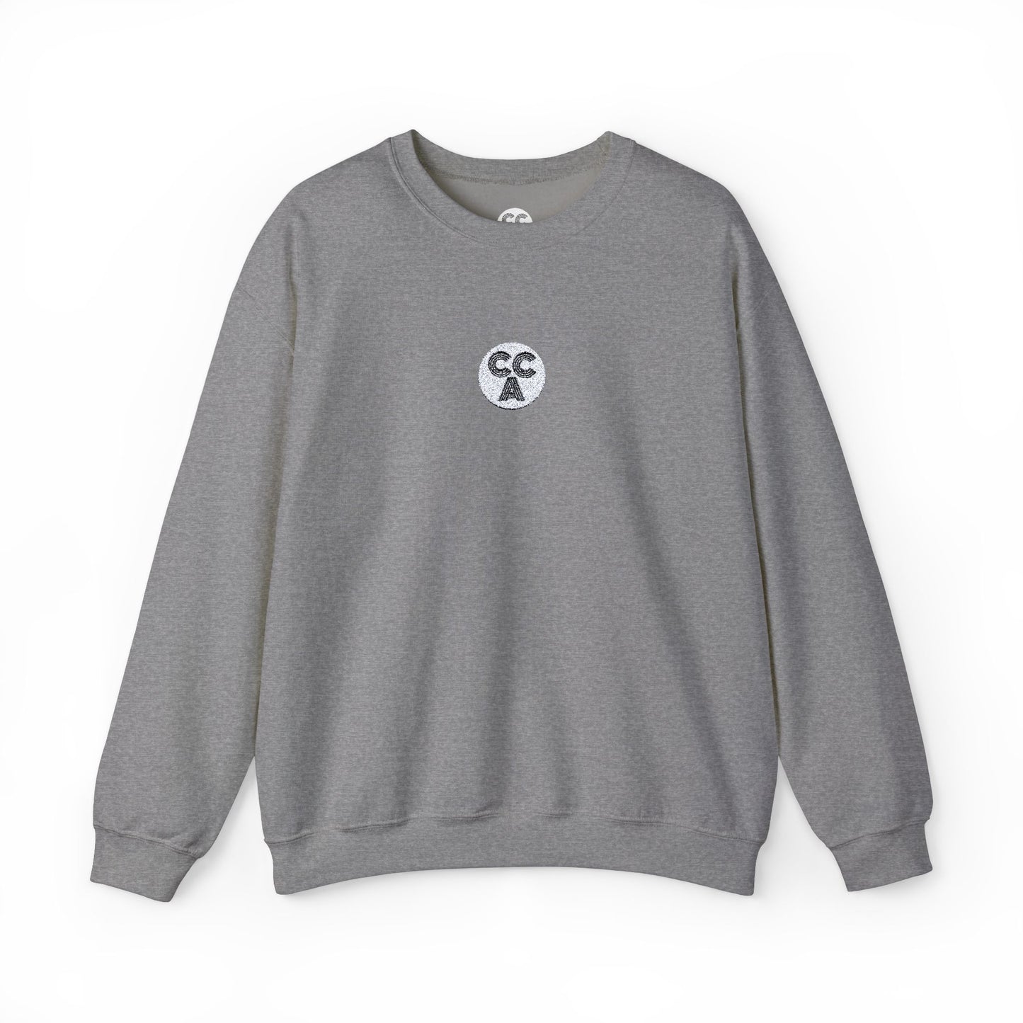 2 Cs Embroidery Crewneck Sweatshirt