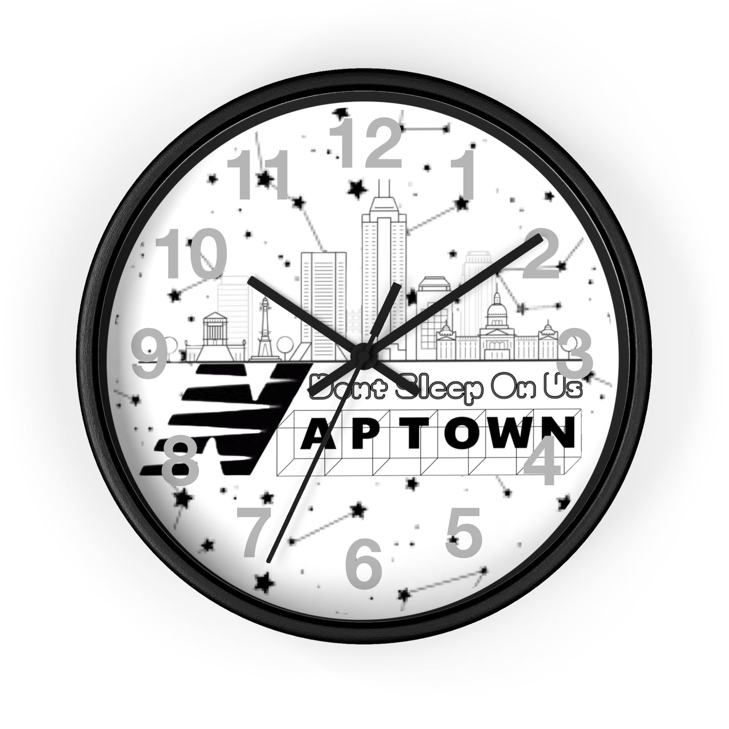 Dont sleep On Us Wall Clock