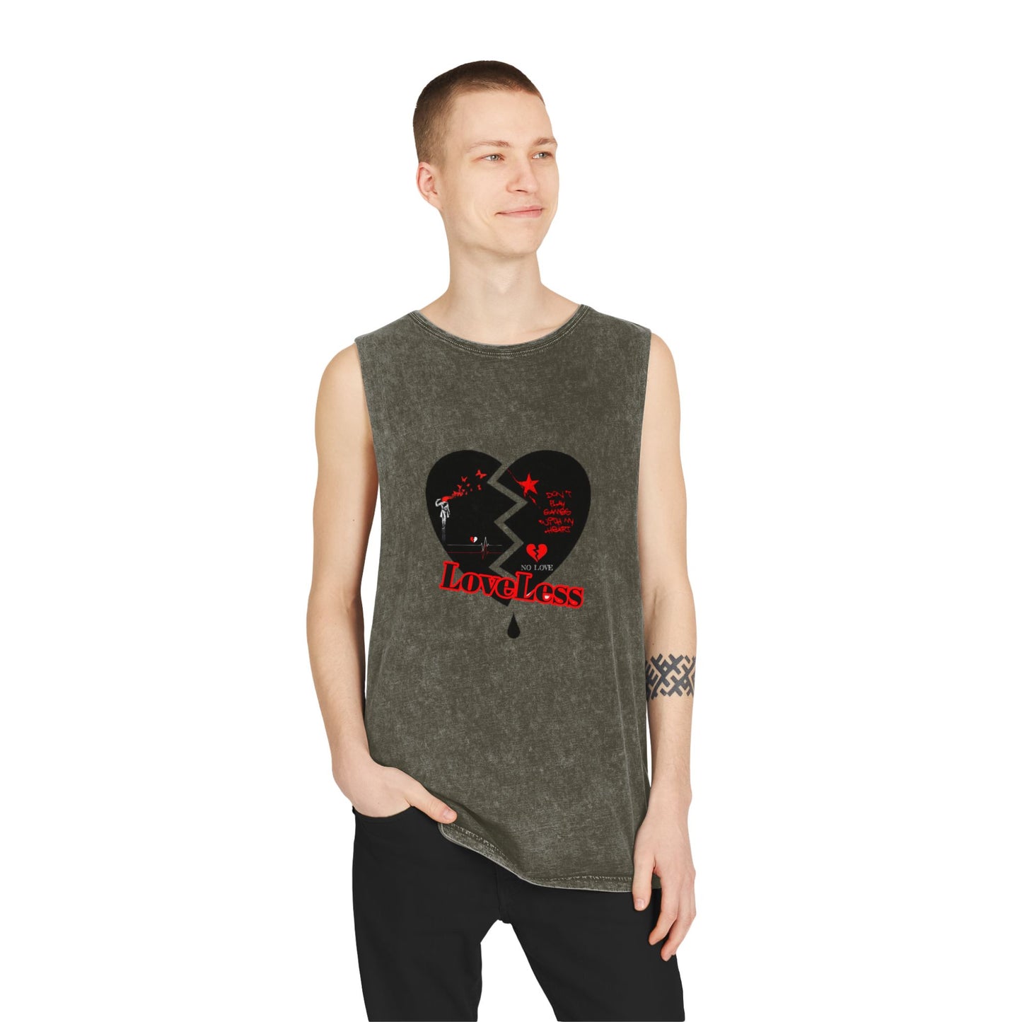 LoveLess Stonewash Tank Top