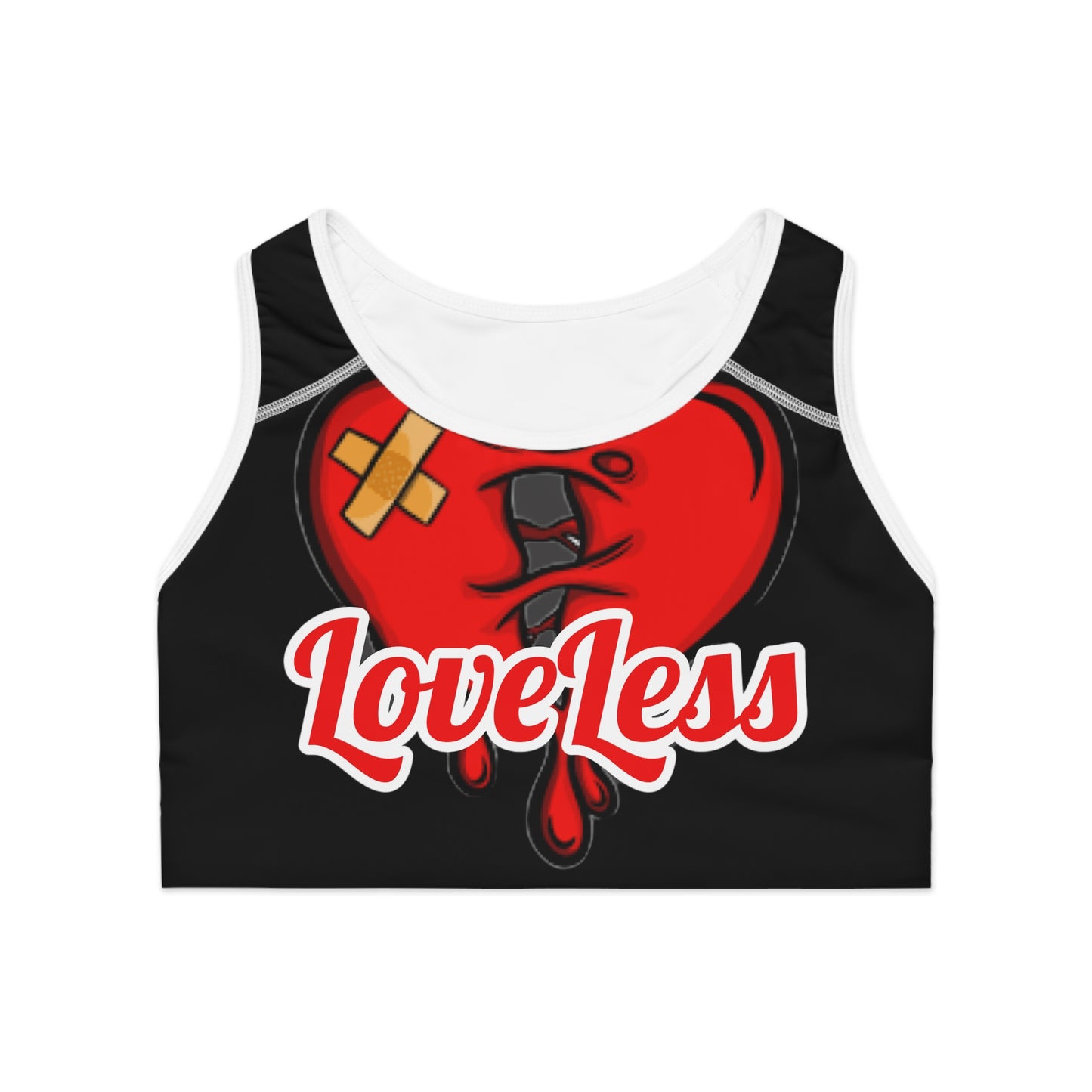 LoveLess Sports Bra (AOP)