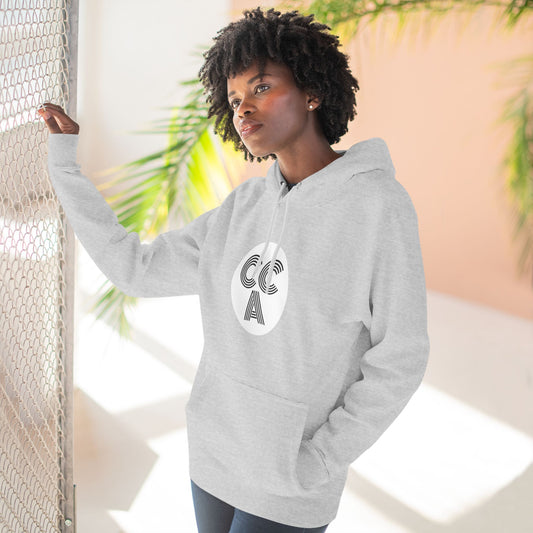 2 Cs Three-Panel Fleece Hoodie