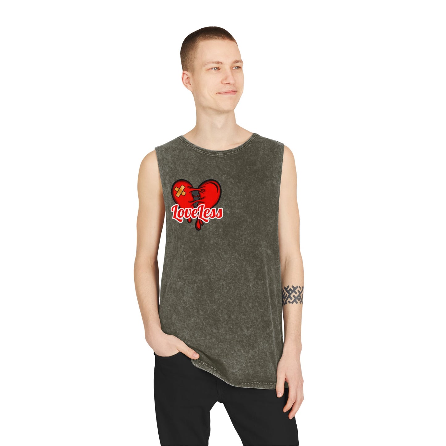 LoveLess Stonewash Tank Top