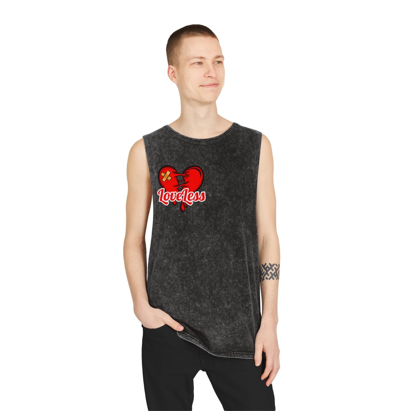 LoveLess Stonewash Tank Top