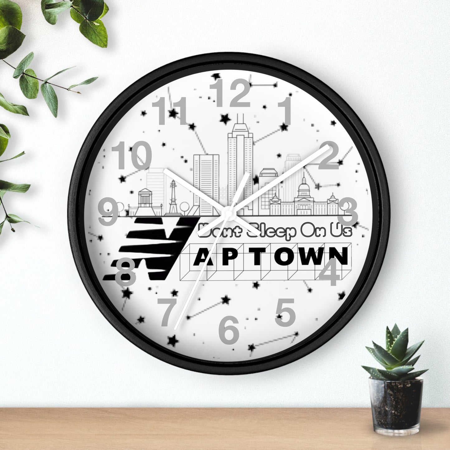 Dont sleep On Us Wall Clock