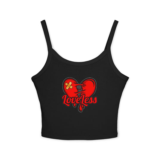 LoveLess Women's Spaghetti Strap Tank Top