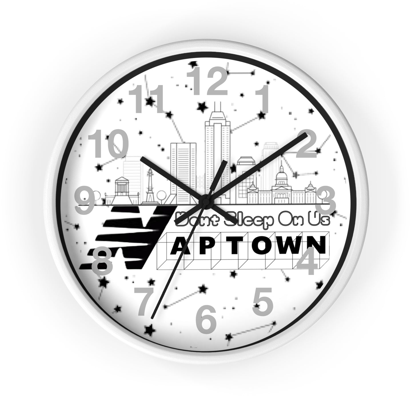 Dont sleep On Us Wall Clock