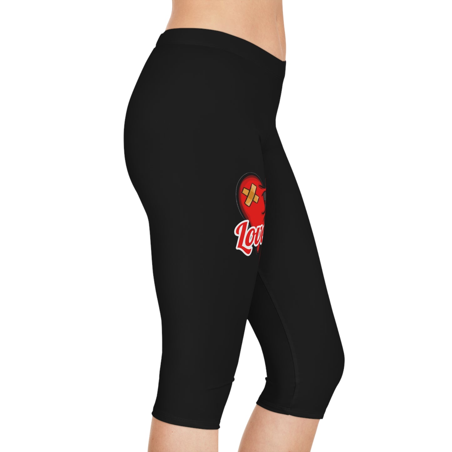 LoveLess Women's Capri Leggings (AOP)