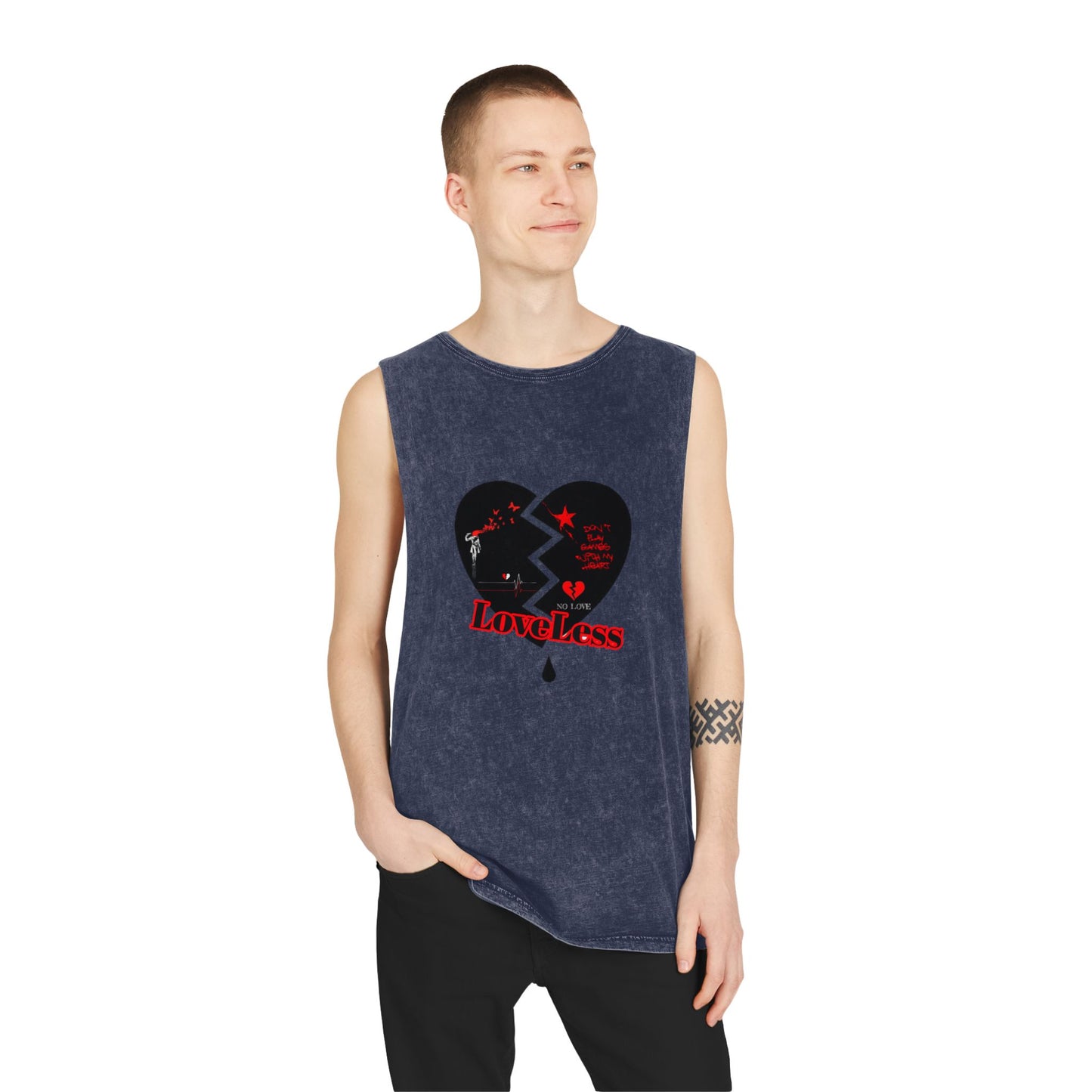 LoveLess Stonewash Tank Top