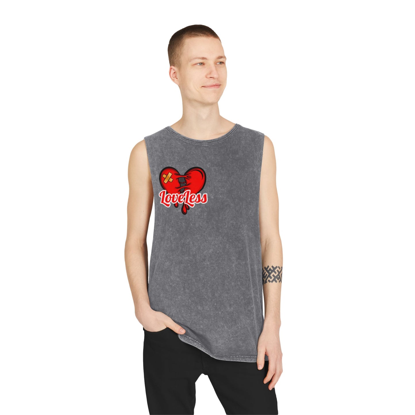 LoveLess Stonewash Tank Top