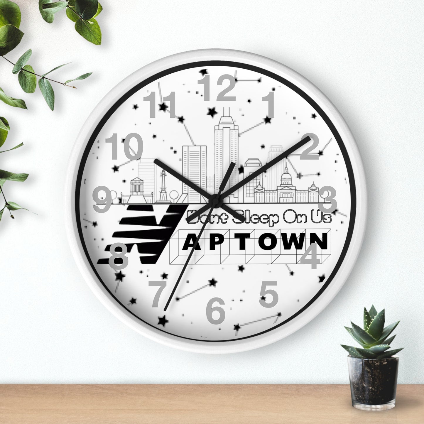 Dont sleep On Us Wall Clock